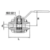 Stainless steel Pekos ball valve | KP-2588